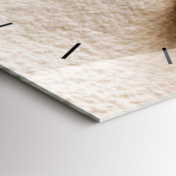 Orologio quadrato Farina e spighe di grano