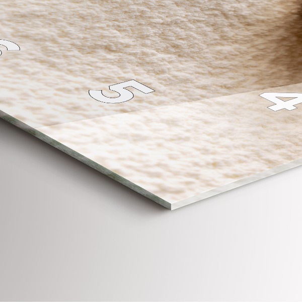 Orologio quadrato Farina e spighe di grano