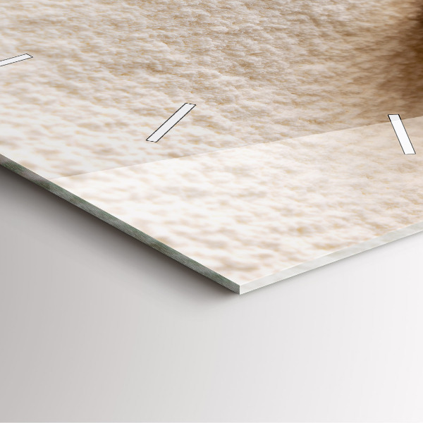 Orologio quadrato Farina e spighe di grano