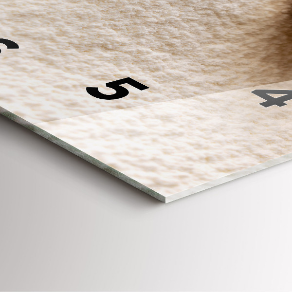 Orologio quadrato Farina e spighe di grano