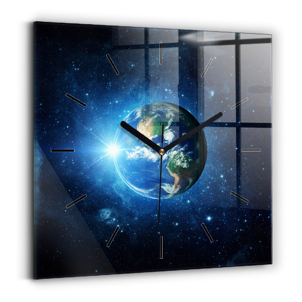 Orologio quadrato Terra e galassia – NASA