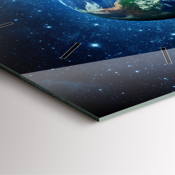 Orologio quadrato Terra e galassia – NASA