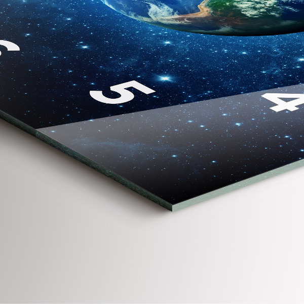 Orologio quadrato Terra e galassia – NASA