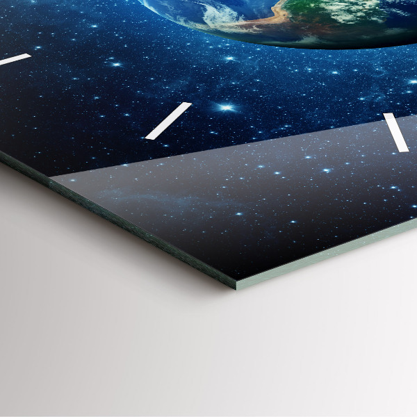 Orologio quadrato Terra e galassia – NASA