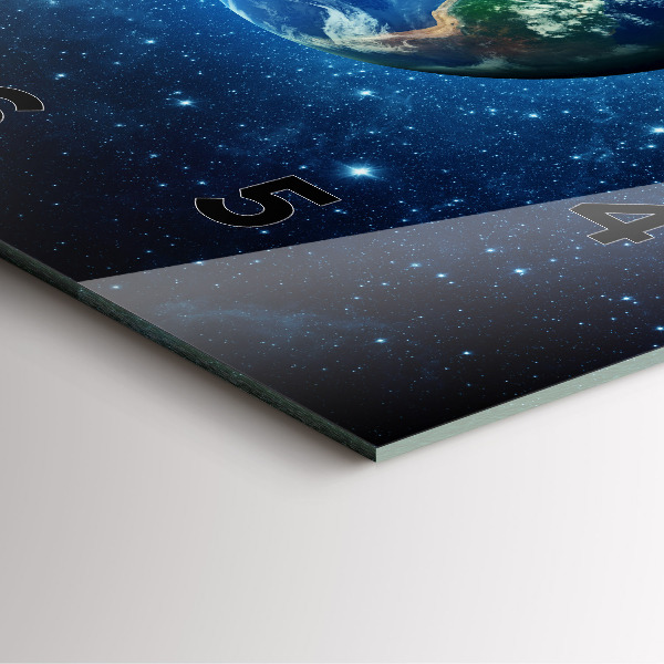 Orologio quadrato Terra e galassia – NASA