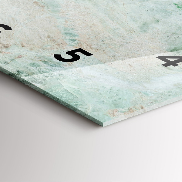 Orologio quadrato Texture di pietra di marmo