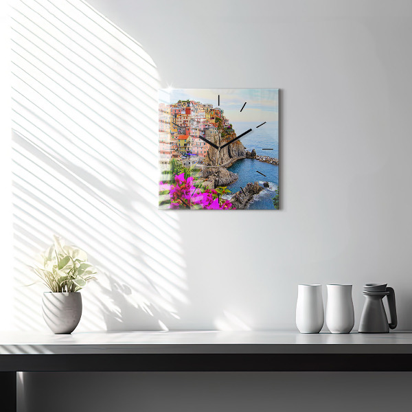Orologio quadrato Costa delle Cinque Terre