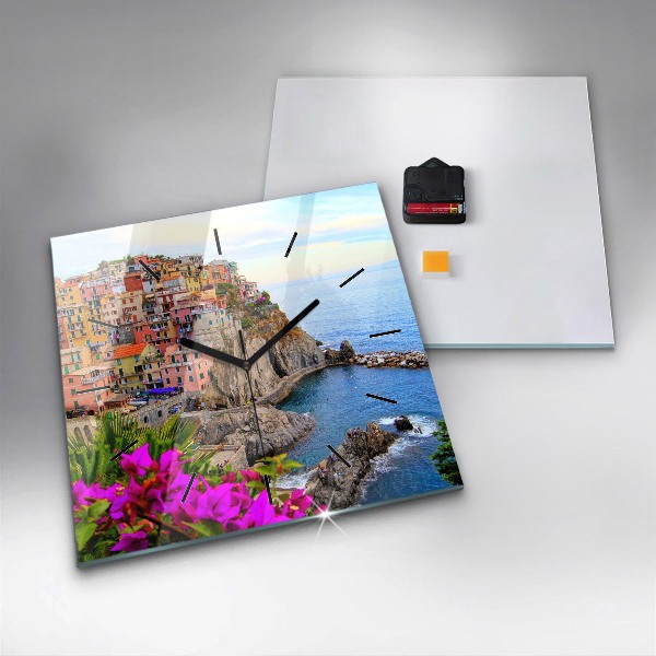 Orologio quadrato Costa delle Cinque Terre