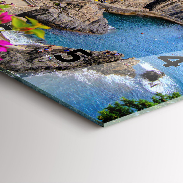 Orologio quadrato Costa delle Cinque Terre