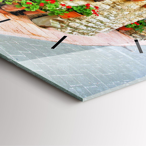 Orologio quadrato Una strada pittoresca