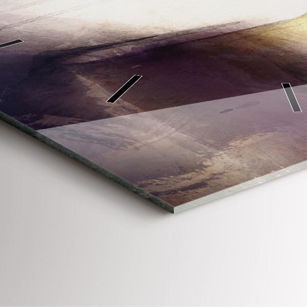 Orologio quadrato Ritratto astratto di una donna