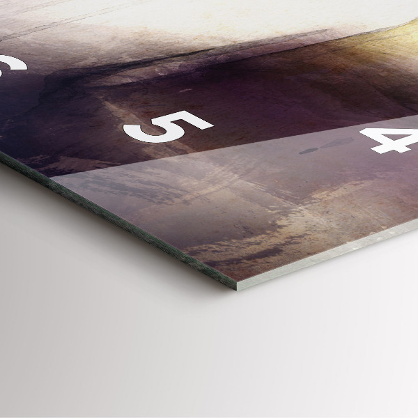 Orologio quadrato Ritratto astratto di una donna