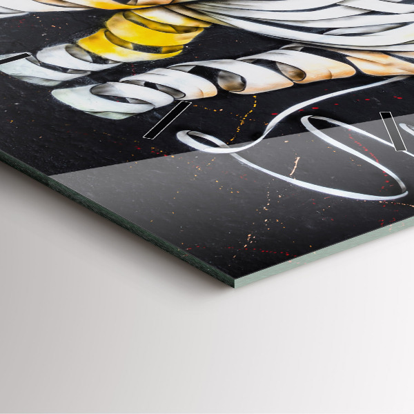 Orologio quadrato Rinoceronte astratto