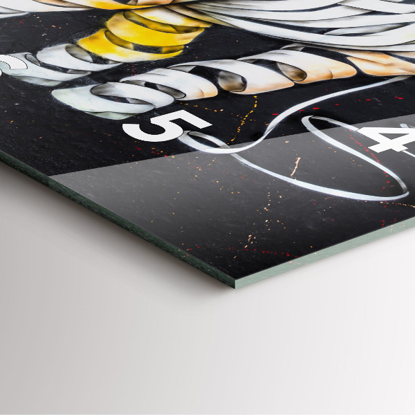 Orologio quadrato Rinoceronte astratto