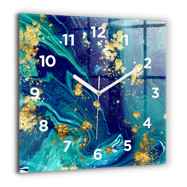 Orologio quadrato Astrazione moderna