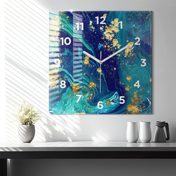 Orologio quadrato Astrazione moderna