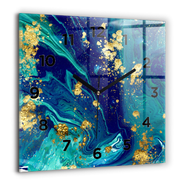 Orologio quadrato Astrazione moderna