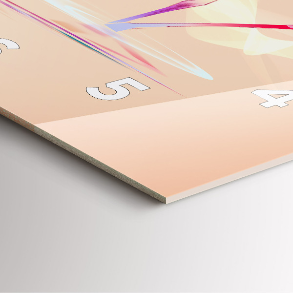 Orologio quadrato Illustrazione di fenicottero