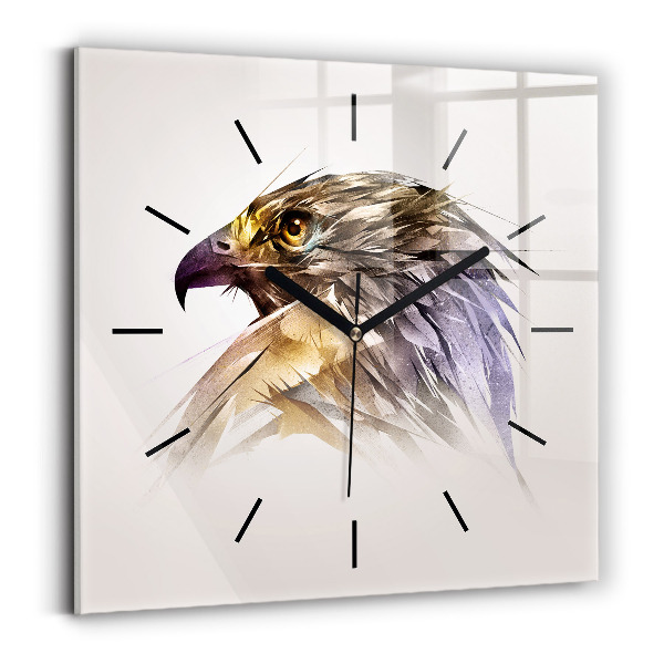 Orologio quadrato Uccello predatore