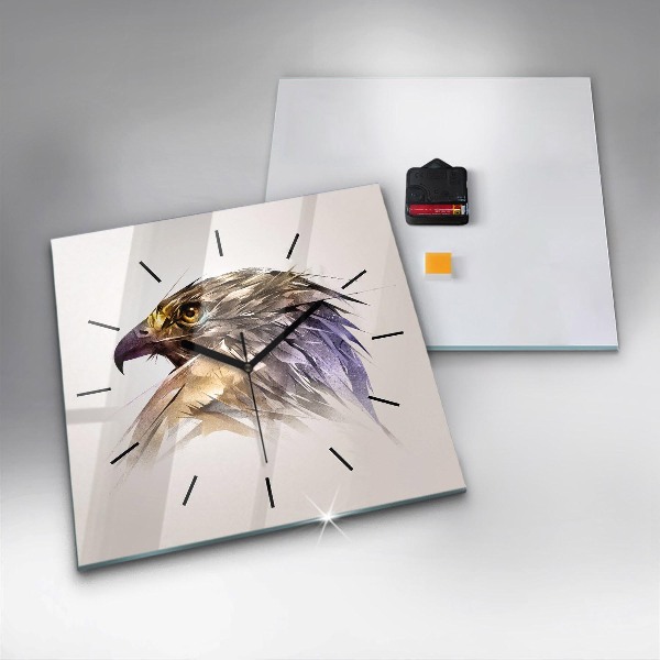 Orologio quadrato Uccello predatore