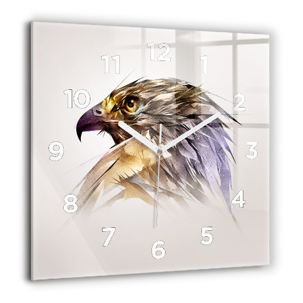 Orologio quadrato Uccello predatore