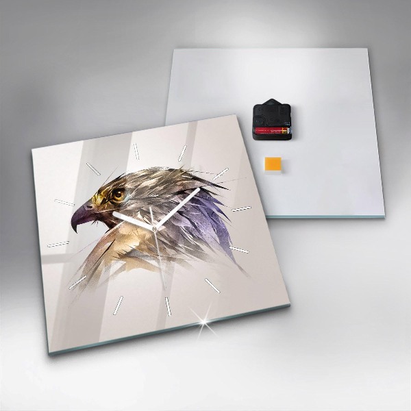Orologio quadrato Uccello predatore