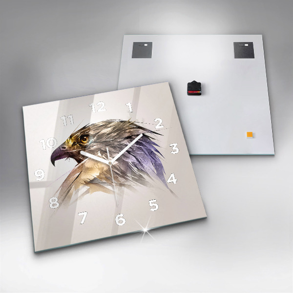 Orologio quadrato Uccello predatore