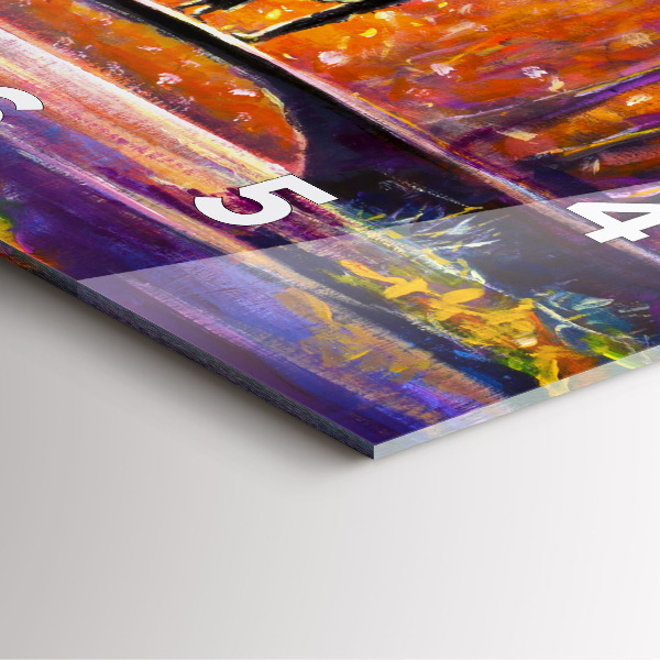 Orologio quadrato Coppia nella foresta