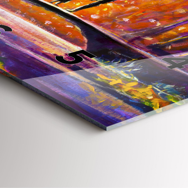 Orologio quadrato Coppia nella foresta