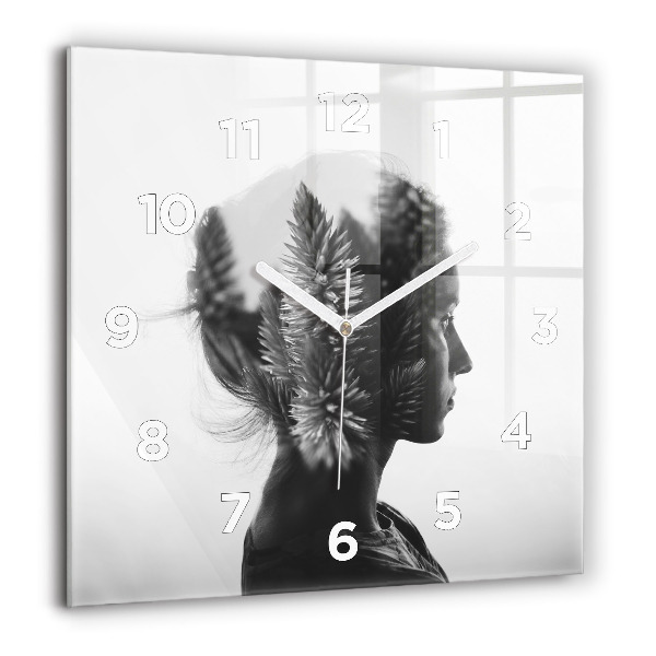 Orologio quadrato Ritratto di una donna