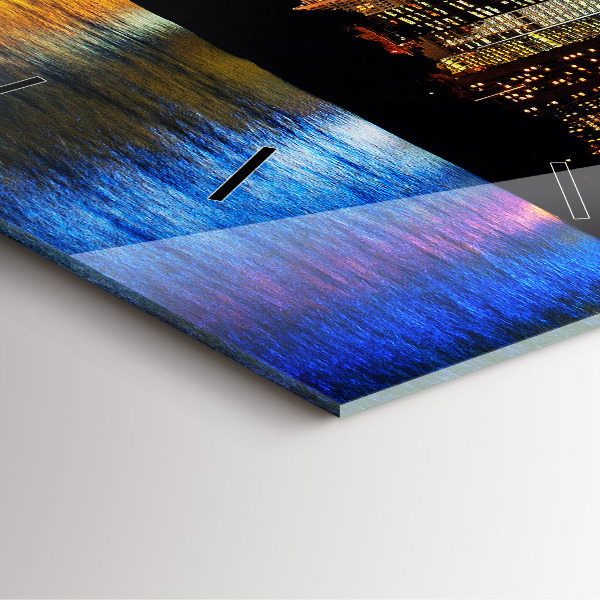 Orologio quadrato Sydney la sera