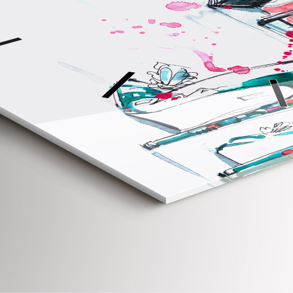 Orologio quadrato L'elemento della femminilità