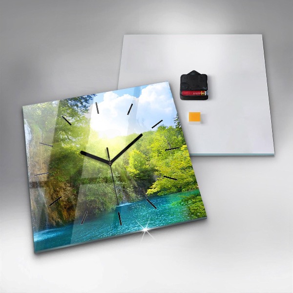 Orologio quadrato Paesaggio della laguna