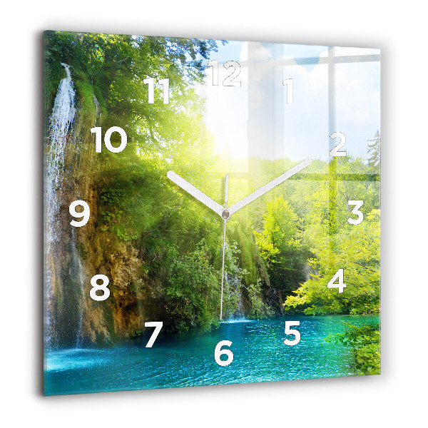 Orologio quadrato Paesaggio della laguna