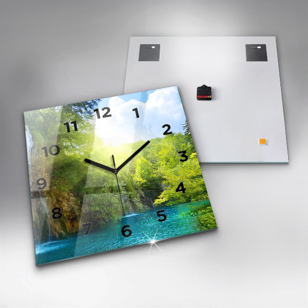 Orologio quadrato Paesaggio della laguna