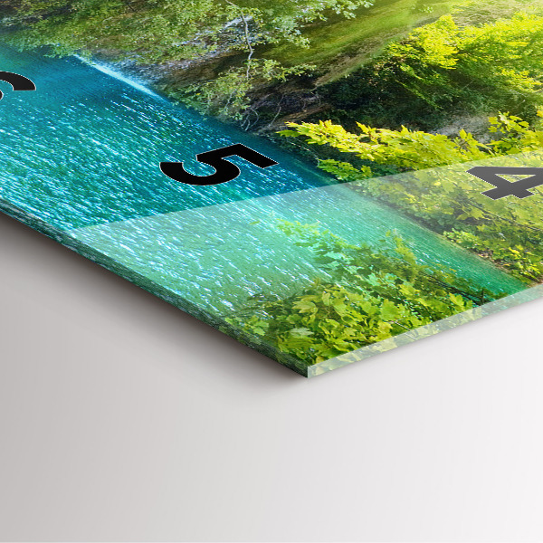 Orologio quadrato Paesaggio della laguna