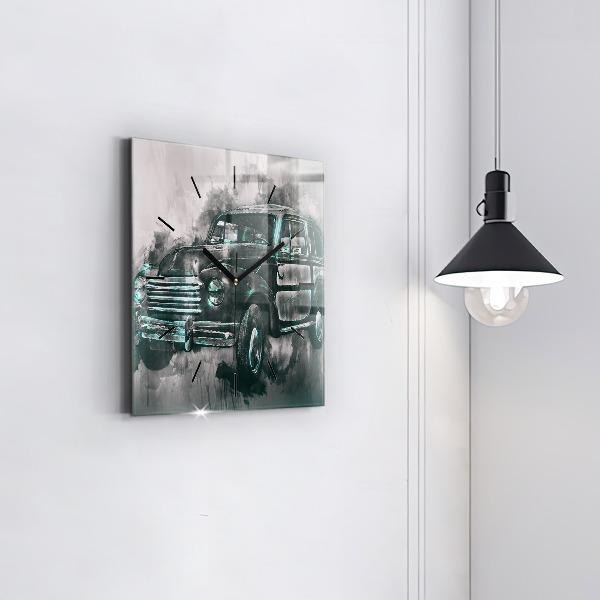 Orologio quadrato Auto della vecchia scuola