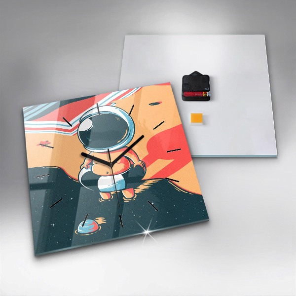 Orologio quadrato L'immaginazione dei bambini