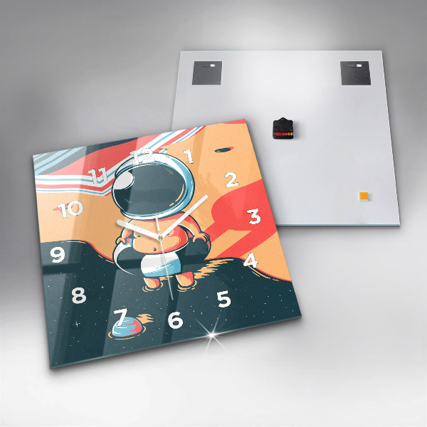 Orologio quadrato L'immaginazione dei bambini