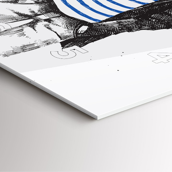 Orologio quadrato Un cane in un corpo umano