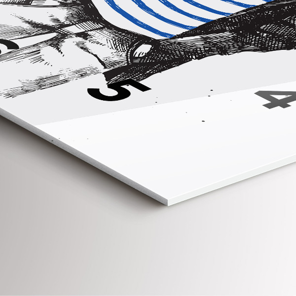 Orologio quadrato Un cane in un corpo umano