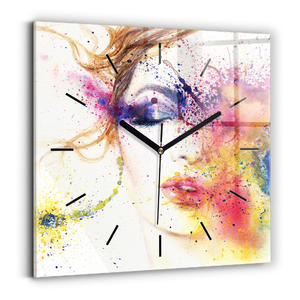 Orologio quadrato Ritratto di una donna misteriosa