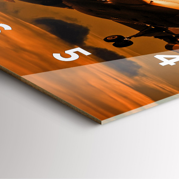 Orologio quadrato Viaggiare in aereo