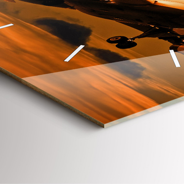 Orologio quadrato Viaggiare in aereo