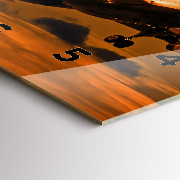 Orologio quadrato Viaggiare in aereo