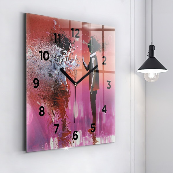 Orologio quadrato Cyberspazio