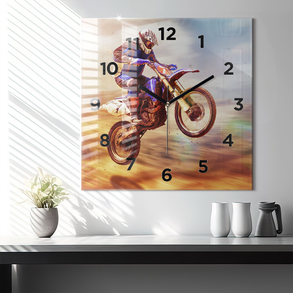 Orologio quadrato Motocross Enduro
