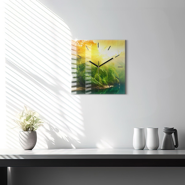 Orologio quadrato Natura pacifica