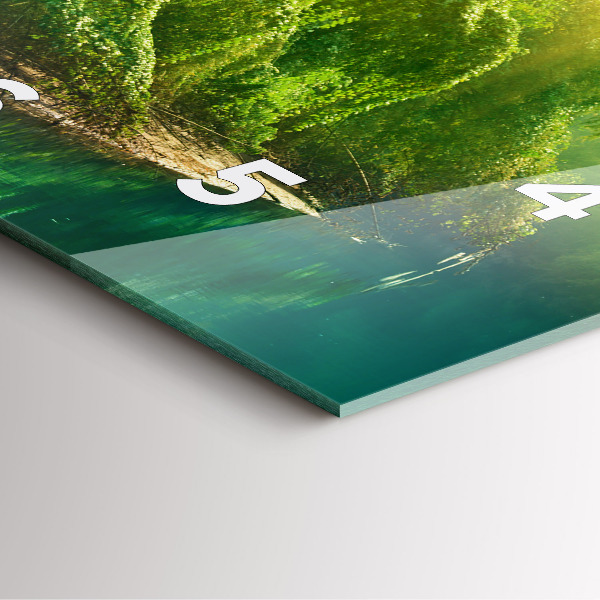 Orologio quadrato Natura pacifica