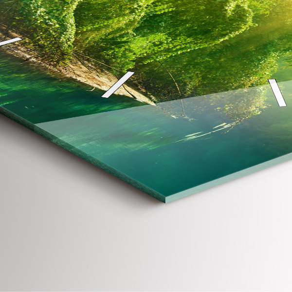 Orologio quadrato Natura pacifica